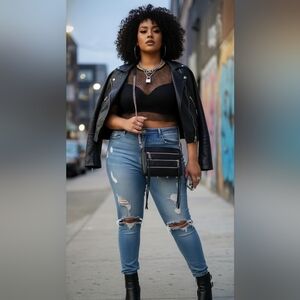 Rebecca Minkoff 5 Zip Leather Crossbody